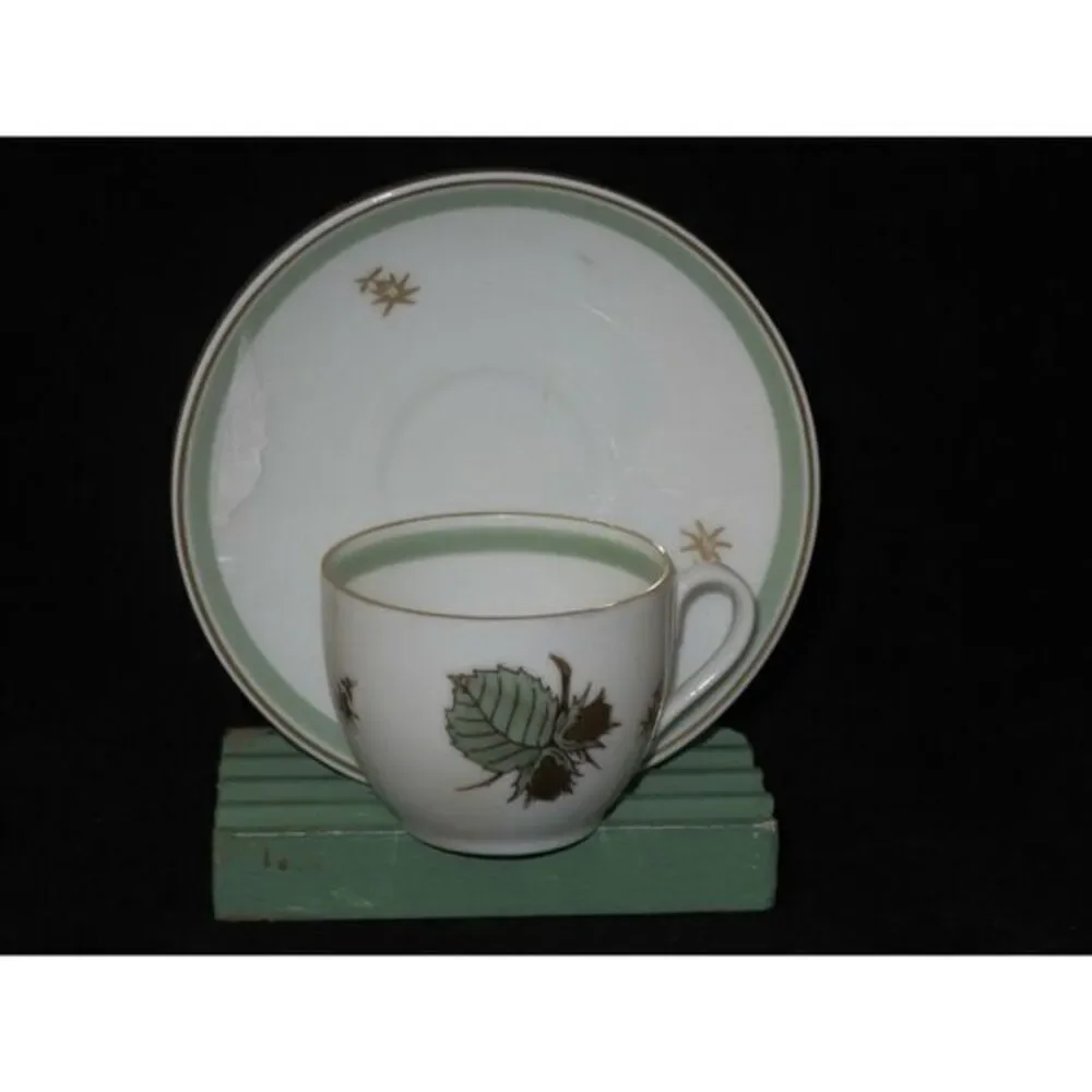 Bing & Grondahl Hazelnut Demitasse Espresso Coffee Cup‎ & Saucer Set